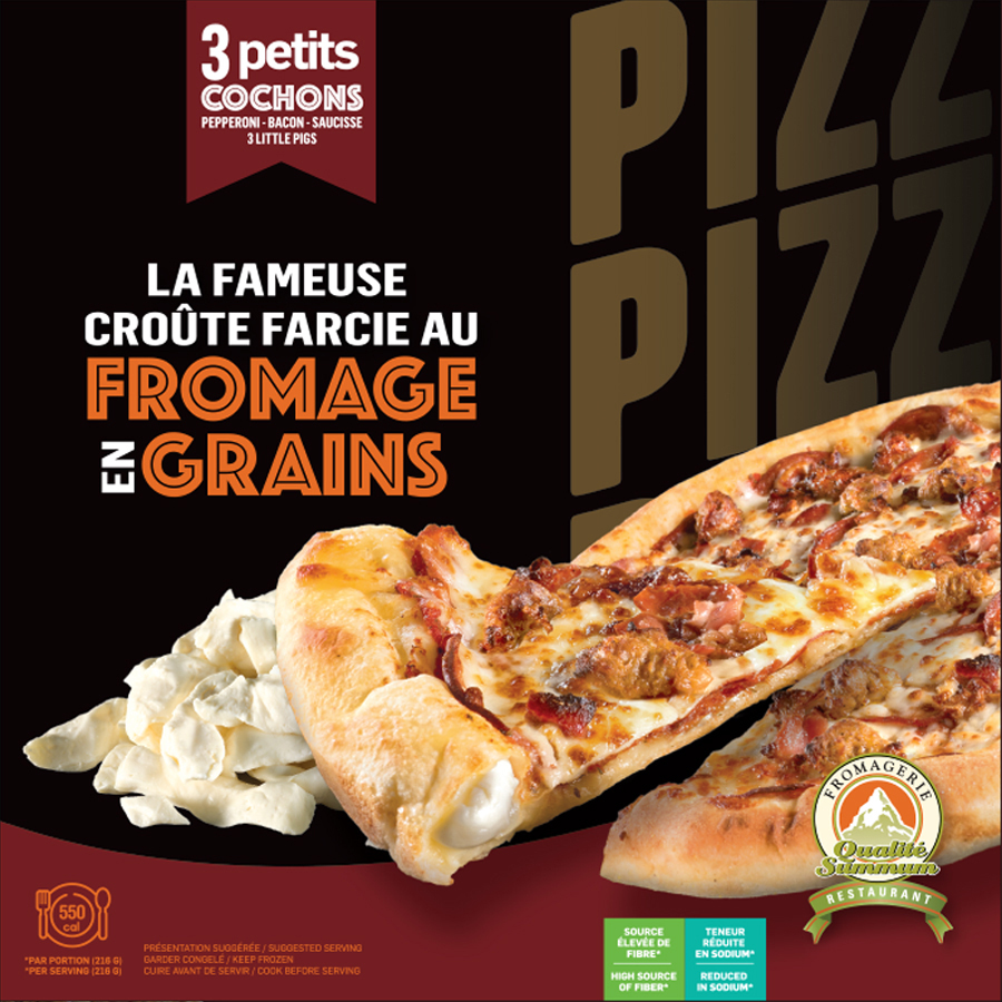 3 petits cochons - croûte farcie
