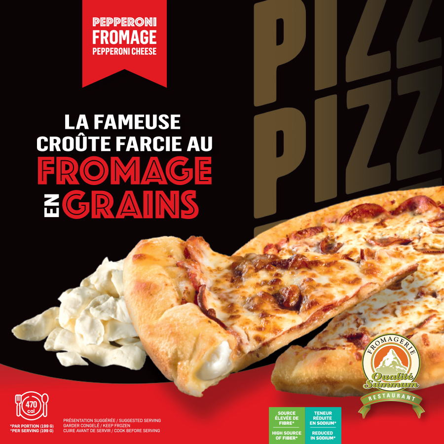 Pepperoni fromage - croûte farcie