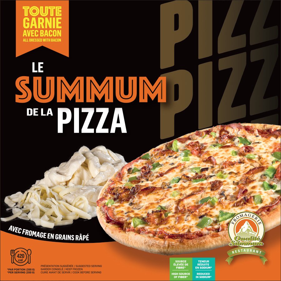 Toute garnie avec bacon